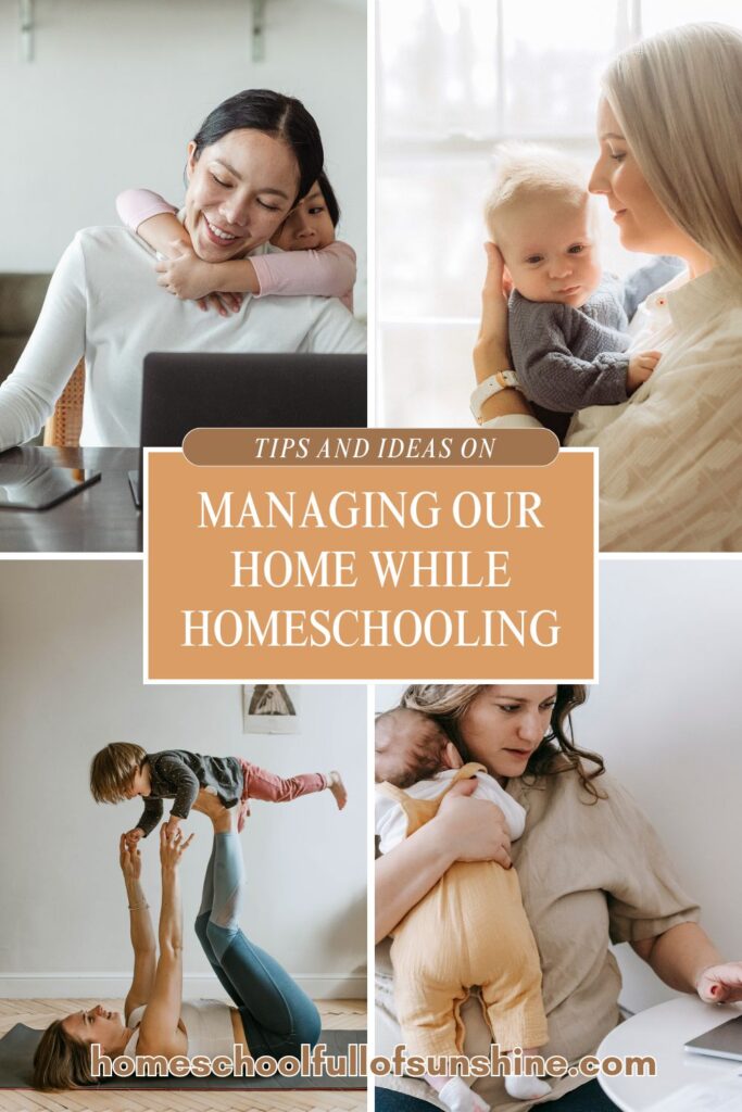 homeschool moms balancing work and home educating their children